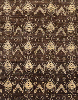 Abstract Red Modern Rug, abs230