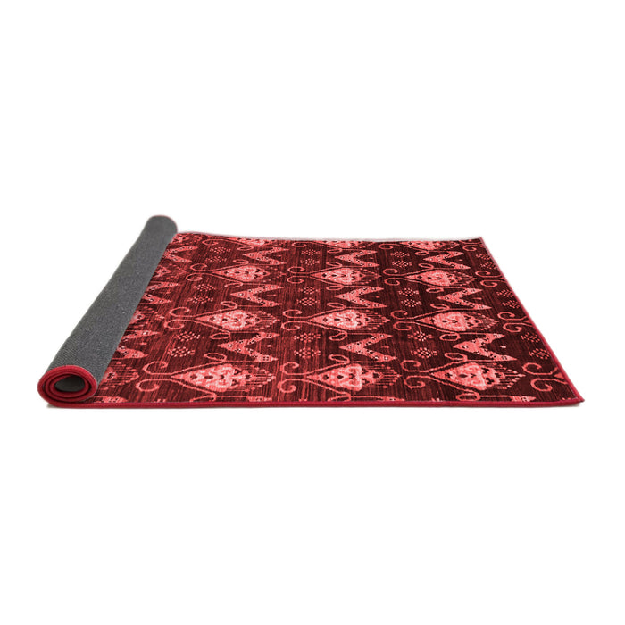 Abstract Red Modern Area Rugs