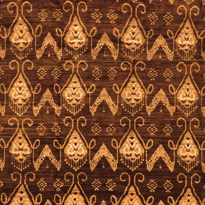 Machine Washable Abstract Orange Modern Area Rugs, wshabs230org