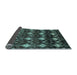 Sideview of Abstract Light Blue Modern Rug, abs230lblu