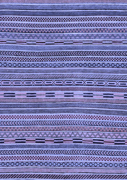 Abstract Blue Modern Rug, abs2310blu