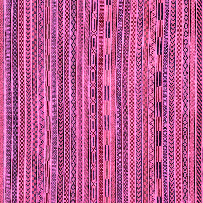 Square Abstract Pink Modern Rug, abs2310pnk