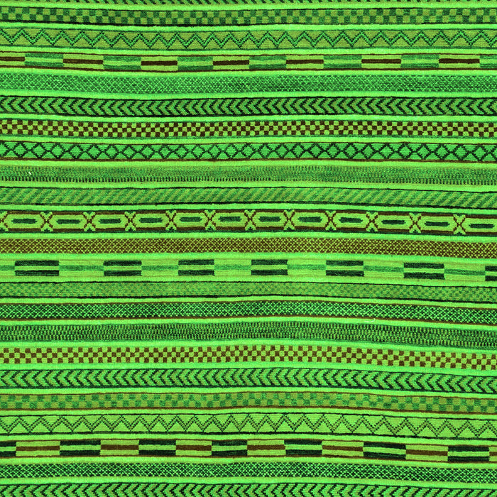 Machine Washable Abstract Green Modern Area Rugs, wshabs2310grn