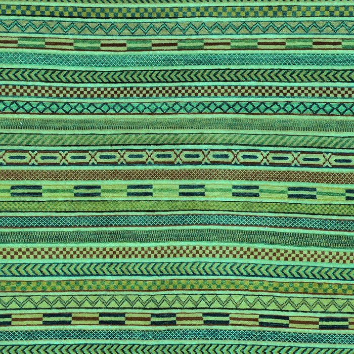 Machine Washable Abstract Turquoise Modern Area Rugs, wshabs2310turq