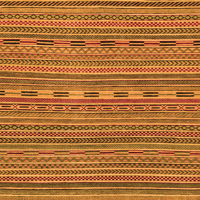 Square Abstract Orange Modern Rug, abs2310org