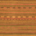 Square Abstract Orange Modern Rug, abs2310org