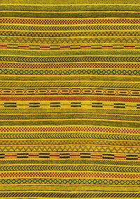 Abstract Yellow Modern Rug, abs2310yw