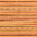 Square Machine Washable Abstract Orange Modern Area Rugs, wshabs2311org