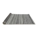 Sideview of Abstract Gray Modern Rug, abs2311gry