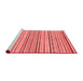 Modern Red Washable Rugs