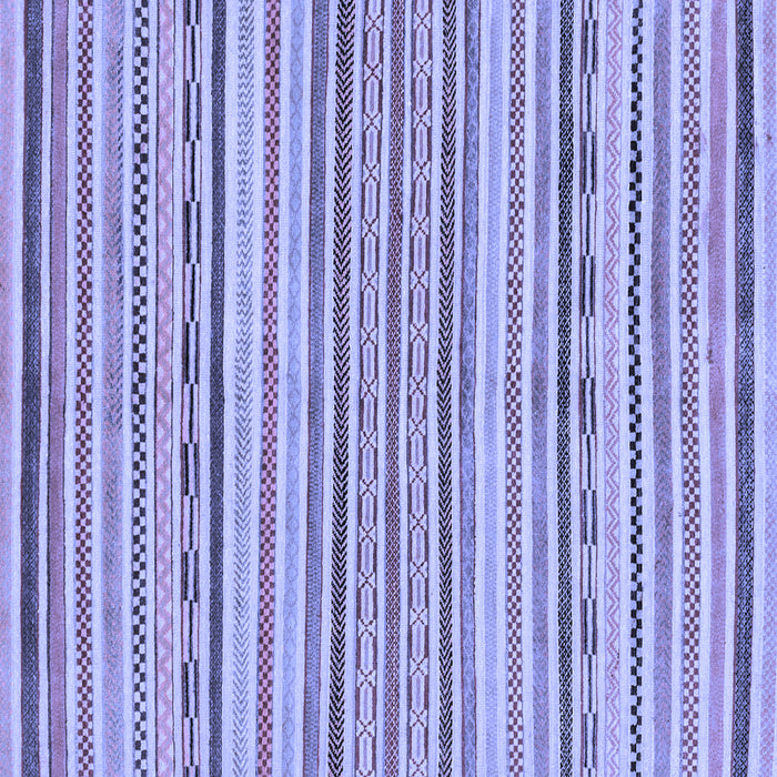 Square Abstract Blue Modern Rug, abs2311blu