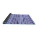 Sideview of Abstract Blue Modern Rug, abs2311blu