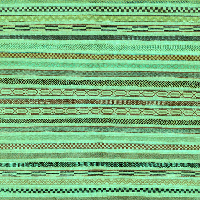 Machine Washable Abstract Turquoise Modern Area Rugs, wshabs2311turq