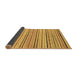 Sideview of Abstract Brown Modern Rug, abs2311brn