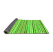 Sideview of Abstract Green Modern Rug, abs2311grn