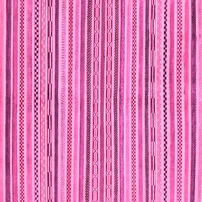 Square Machine Washable Abstract Pink Modern Rug, wshabs2311pnk