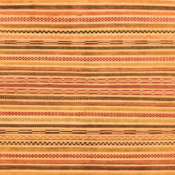 Square Abstract Orange Modern Rug, abs2311org