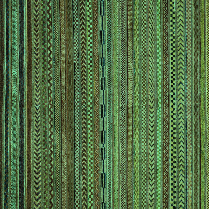 Square Oriental Turquoise Modern Rug, abs2312turq