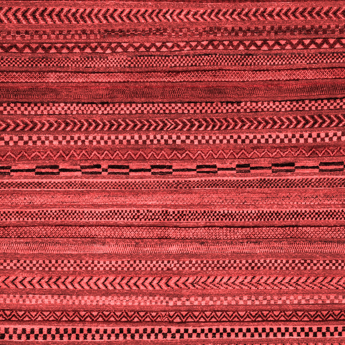 Machine Washable Oriental Red Modern Rug, wshabs2312red