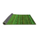 Sideview of Oriental Green Modern Rug, abs2312grn