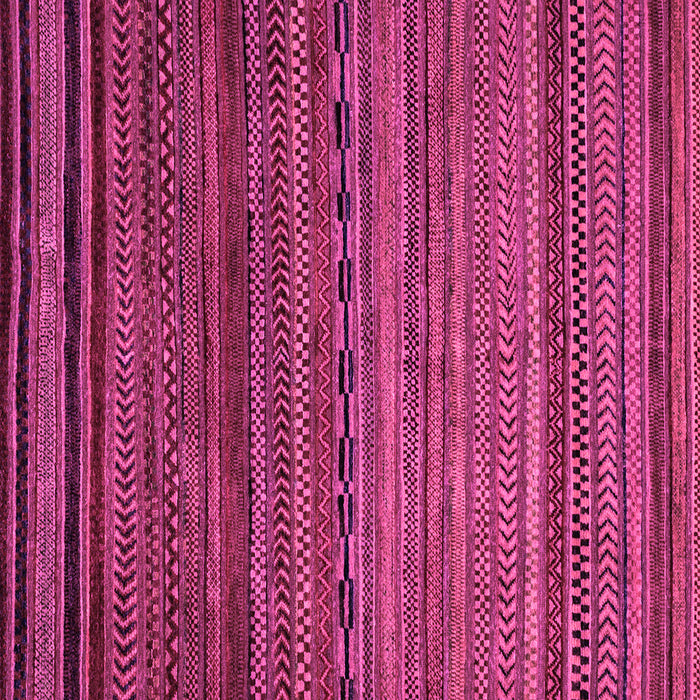 Square Machine Washable Oriental Pink Modern Rug, wshabs2312pnk