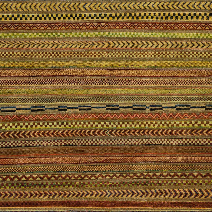 Machine Washable Abstract Red Brown Rug, wshabs2312