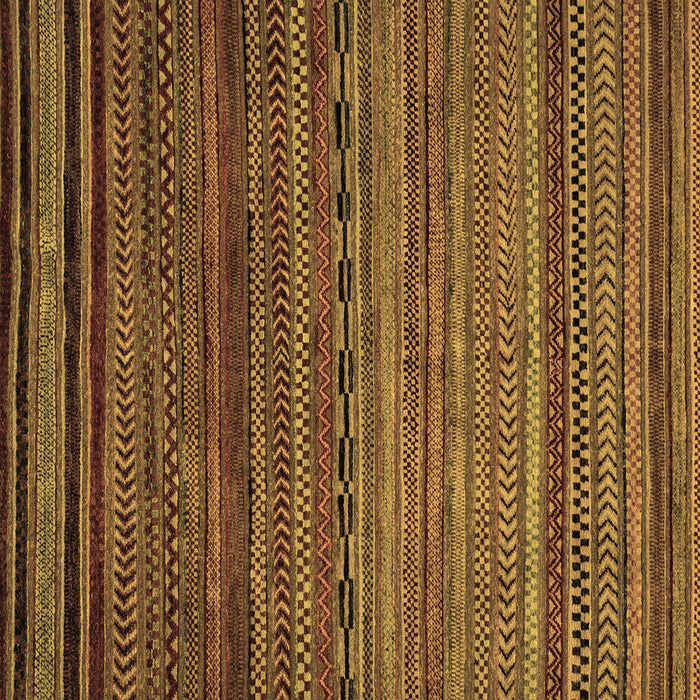 Square Machine Washable Oriental Brown Modern Rug, wshabs2312brn