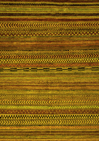 Oriental Yellow Modern Rug, abs2312yw