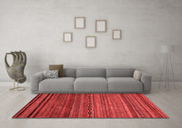 Machine Washable Oriental Red Modern Rug, wshabs2312red