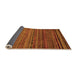 Sideview of Oriental Orange Modern Rug, abs2312org