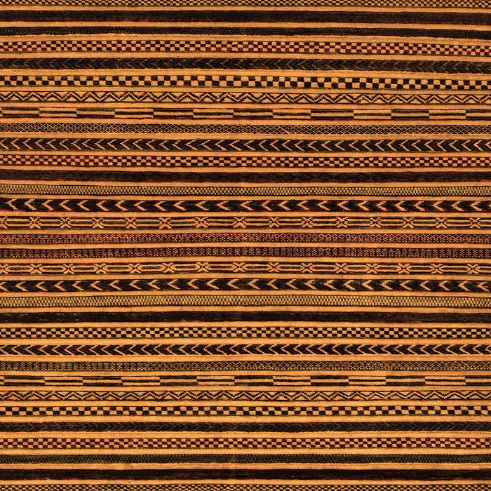 Square Oriental Orange Modern Rug, abs2313org