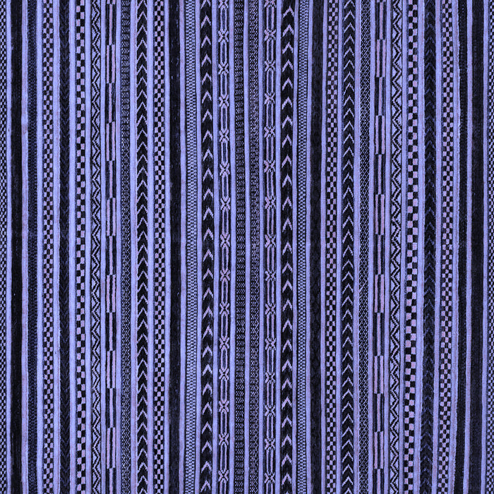 Square Machine Washable Oriental Blue Modern Rug, wshabs2313blu