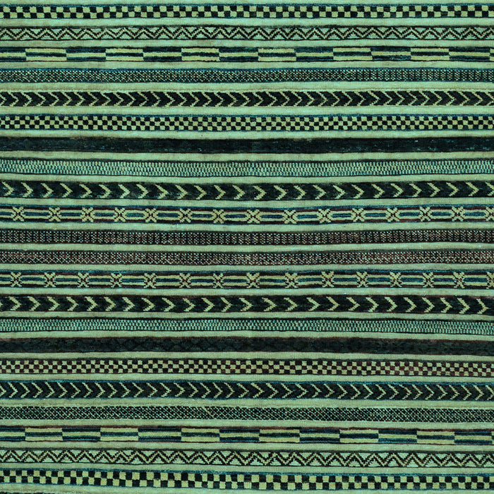 Machine Washable Oriental Light Blue Modern Rug, wshabs2313lblu