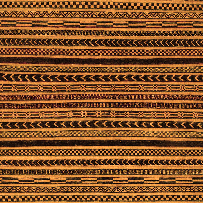 Machine Washable Oriental Orange Modern Area Rugs, wshabs2313org