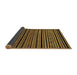 Sideview of Oriental Brown Modern Rug, abs2313brn