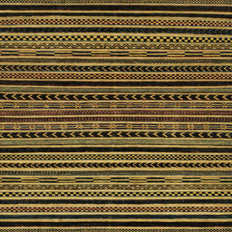 Square Abstract Orange Gold Oriental Rug, abs2313