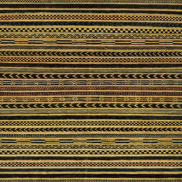 Square Abstract Orange Gold Oriental Rug, abs2313