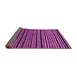 Sideview of Oriental Purple Modern Rug, abs2313pur