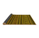 Sideview of Oriental Yellow Modern Rug, abs2313yw