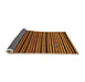 Sideview of Oriental Orange Modern Rug, abs2313org