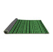 Sideview of Oriental Emerald Green Modern Rug, abs2313emgrn