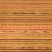 Square Oriental Orange Modern Rug, abs2314org