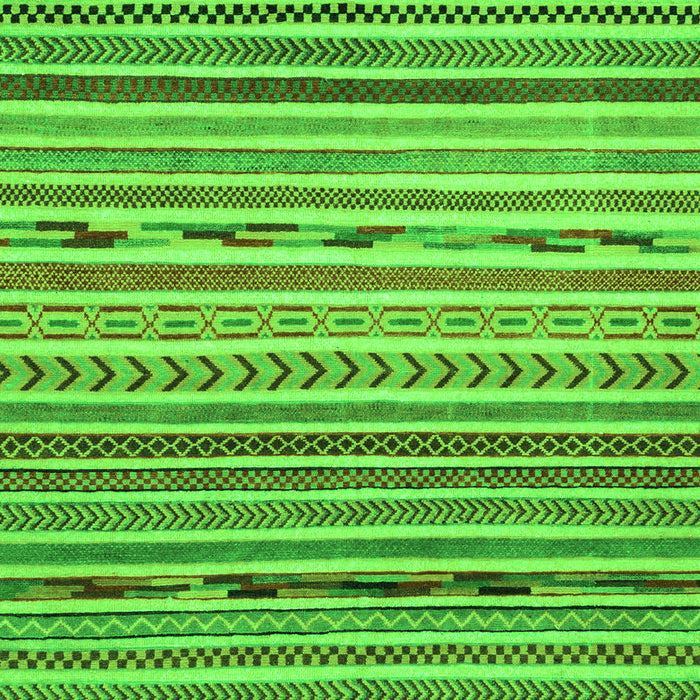 Machine Washable Oriental Green Modern Area Rugs, wshabs2314grn