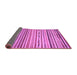 Sideview of Oriental Purple Modern Rug, abs2314pur