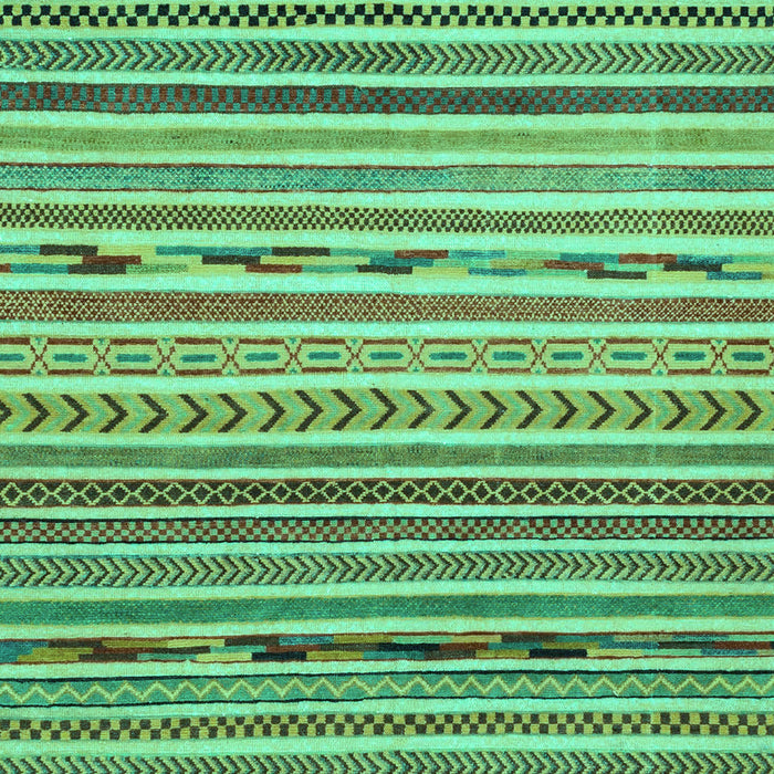 Machine Washable Oriental Turquoise Modern Area Rugs, wshabs2314turq