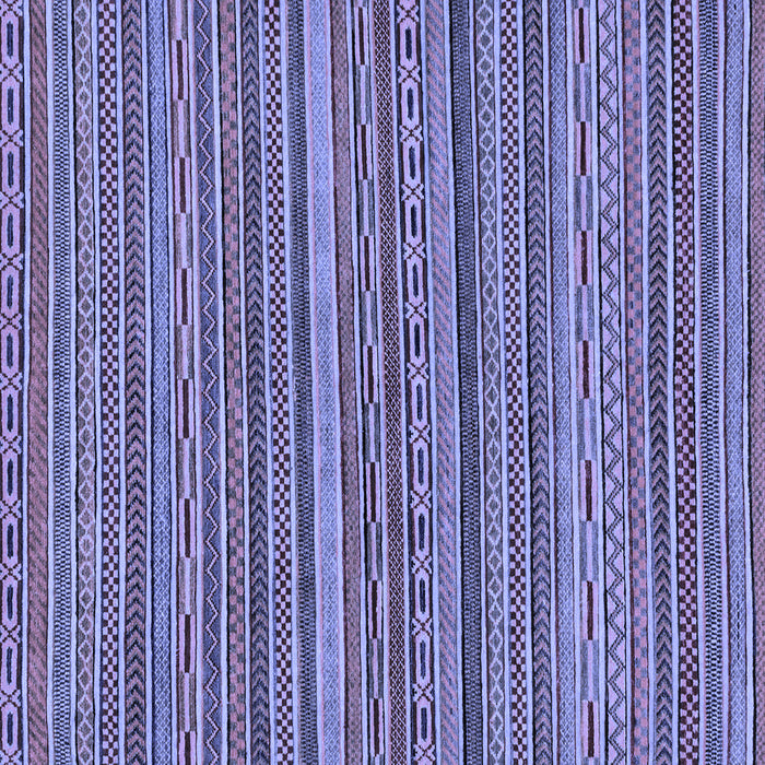 Square Oriental Blue Modern Rug, abs2315blu