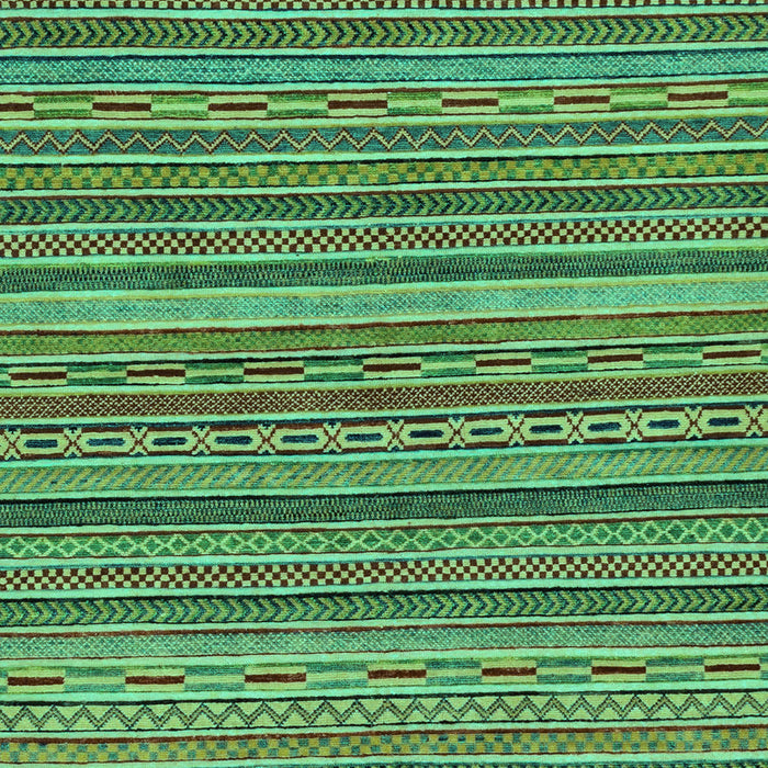 Machine Washable Oriental Turquoise Modern Area Rugs, wshabs2315turq