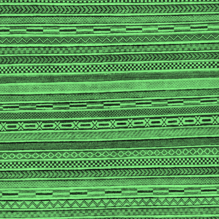 Machine Washable Oriental Emerald Green Modern Area Rugs, wshabs2315emgrn