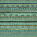 Square Oriental Light Blue Modern Rug, abs2316lblu