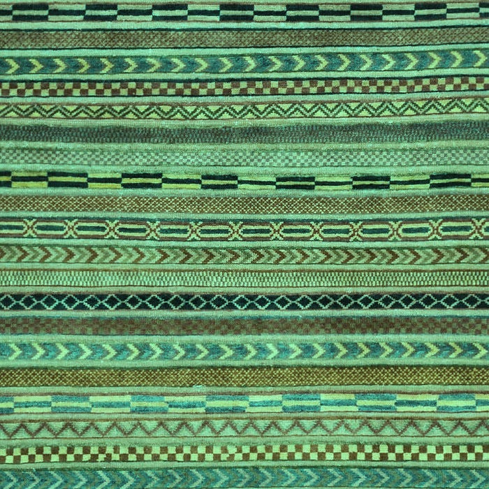 Machine Washable Oriental Turquoise Modern Area Rugs, wshabs2316turq